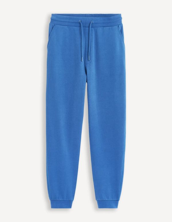 Jogging 100% coton - bleu
