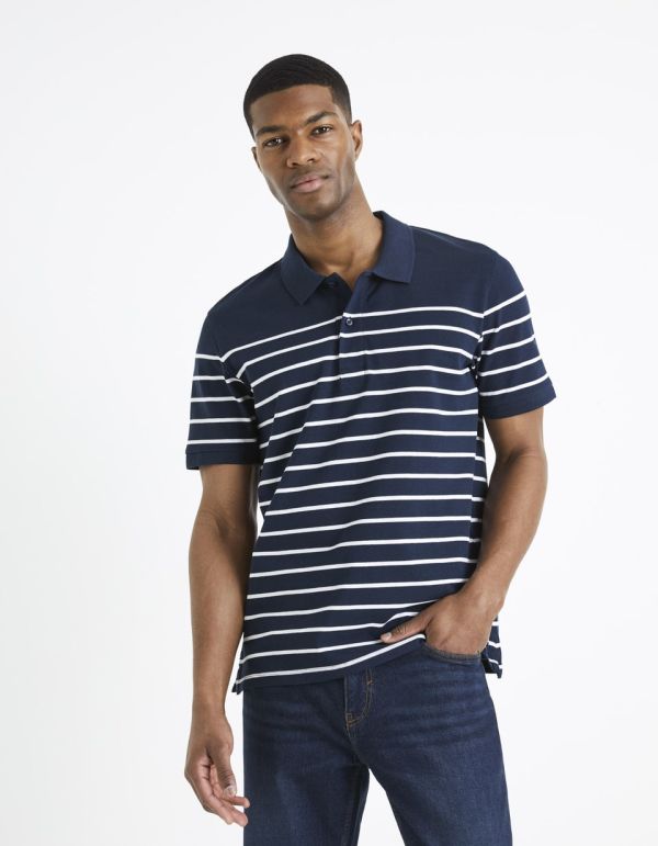 Polo piqué 100% coton - marine