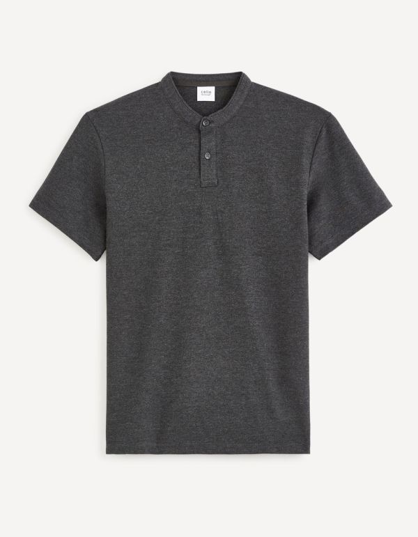 Polo piqué 100% coton - anthracite