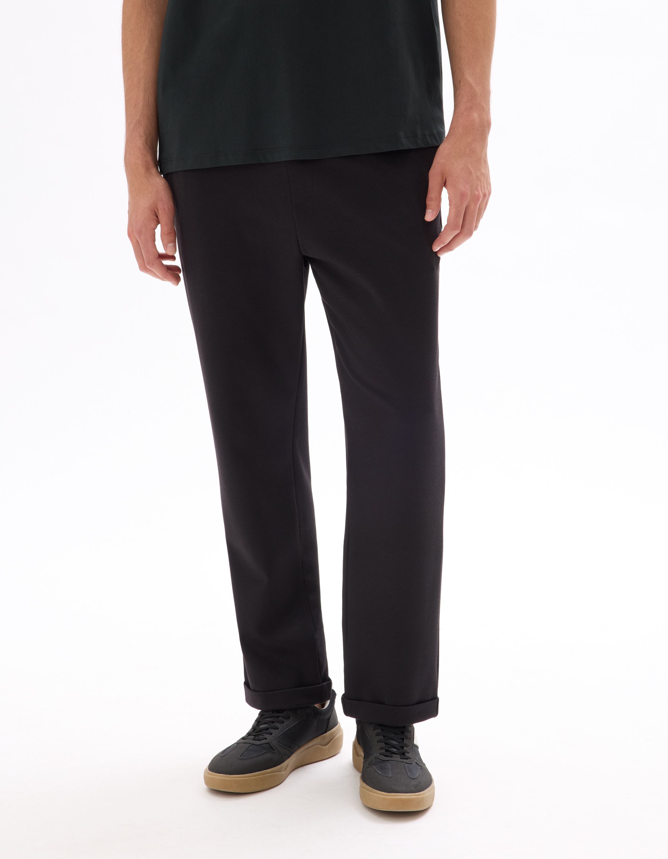 Pantalon 24H slim stretch noir Celio Tunisie