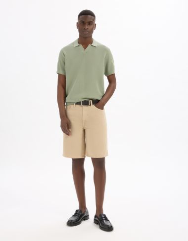 Polo piqué regular 100% Coton tricot - vert