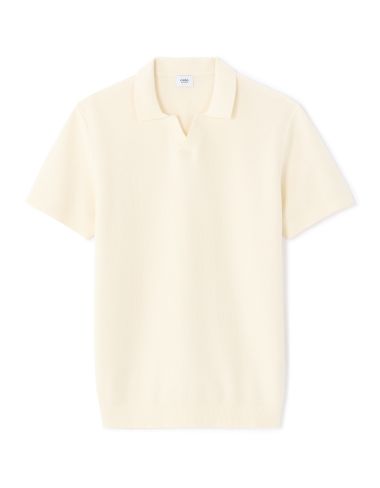 Polo piqué regular 100% Coton tricot - écru
