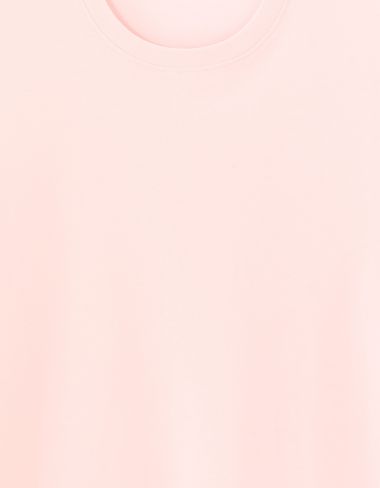 T-shirt regular col rond 100% coton - rose