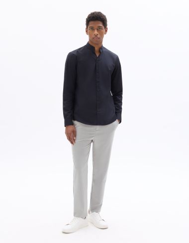 Pantalon 24H slim stretch 7/8e - gris clair