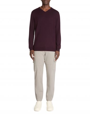 Pantalon cargo slim - gris