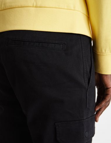 Pantalon slim cargo - noir