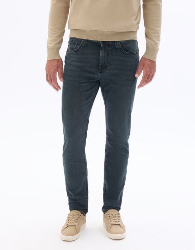 Jean slim coton stretch - bleu foncé