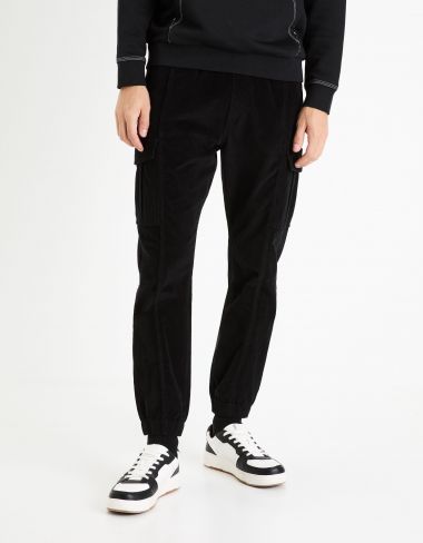 Pantalon cargo - noir