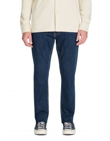 Jean straight 100% coton stretch c15 3 longueurs - denim