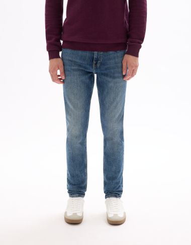 Jean C.25 slim coton stretch - 3 longueurs - double stone