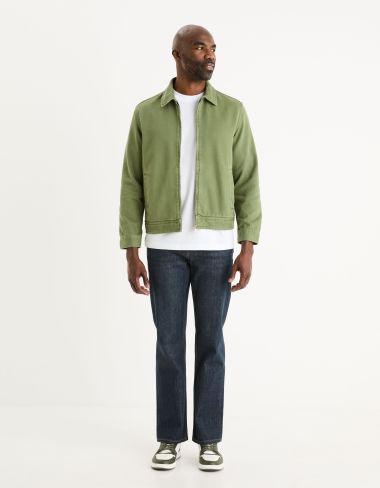 T-shirt col rond oversize coton mélangé - blanc