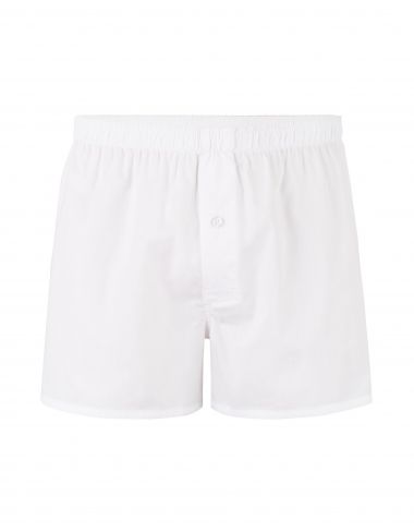 Caleçons en coton uni - blanc