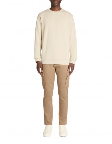 Pantalon cargo straight - beige