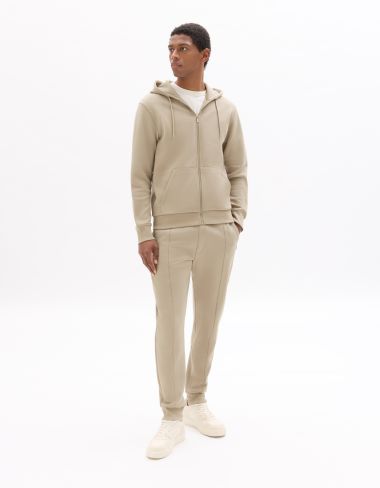 Pantalon de jogging regular maille piqué - gris