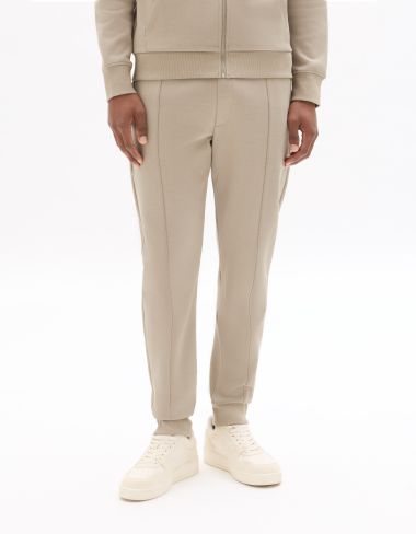 Pantalon de jogging regular maille piqué - gris