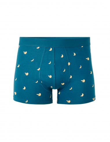 Boxer imprimé banane - bleu