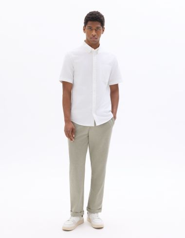 Pantalon 24H slim stretch 7/8e - vert clair