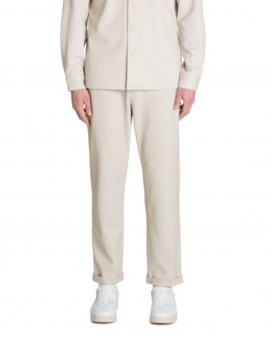 Pantalon slim coton stretch - beige