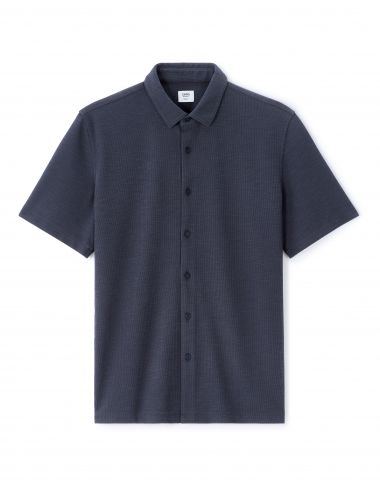 Chemisette regular en jersey - marine