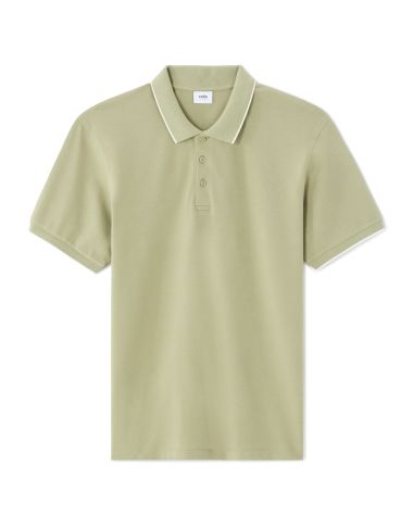 Polo piqué regular 100% coton - vert