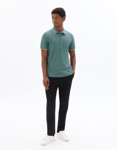 PO.02 Polo piqué regular 100% coton - vert