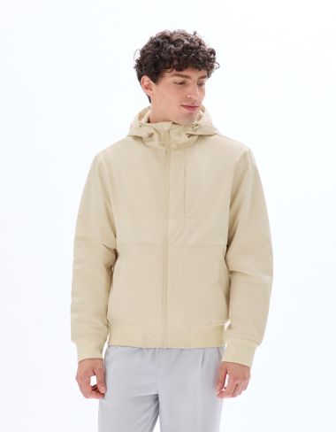 Blouson à capuche - beige