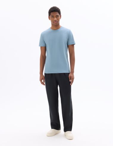 Pantalon loose 100% lin - noir