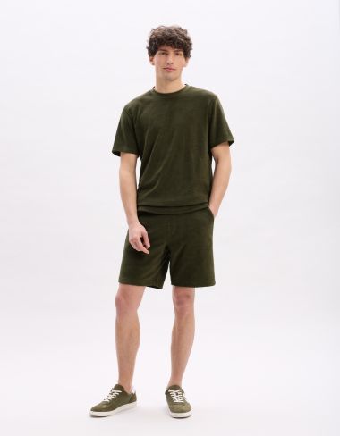 Bermuda 100% coton - kaki