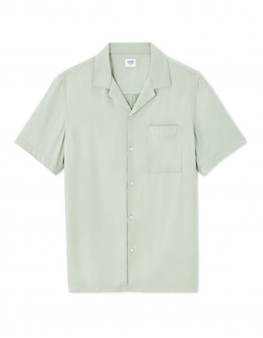 Chemisette regular 100% viscose - kaki