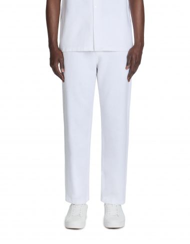 Pantalon relaxed 100% coton - beige