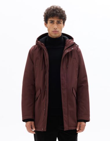Parka Drycore à capuche déperlante - bordeaux