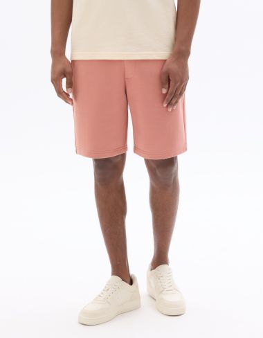 Short en molleton 100% coton - rose