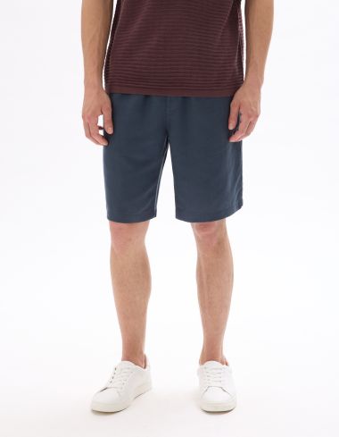Bermuda TENCEL™ Lyocell et lin mélangé - marine