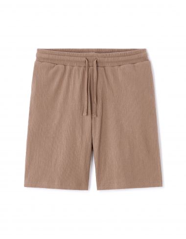 Bermuda 100% gaze de coton - marine
