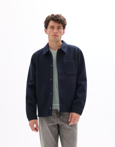 Veste maille non doublé - bleu foncé