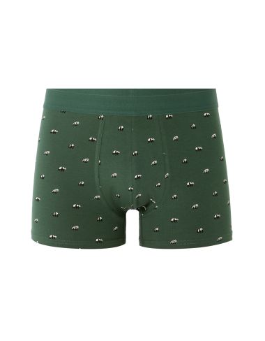 Boxer à motifs panda - kaki