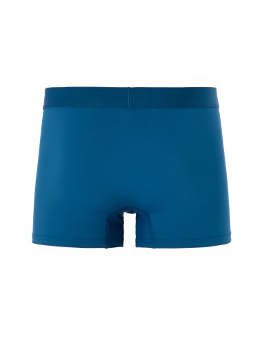 Boxer en microfibre uni - pétrole foncé