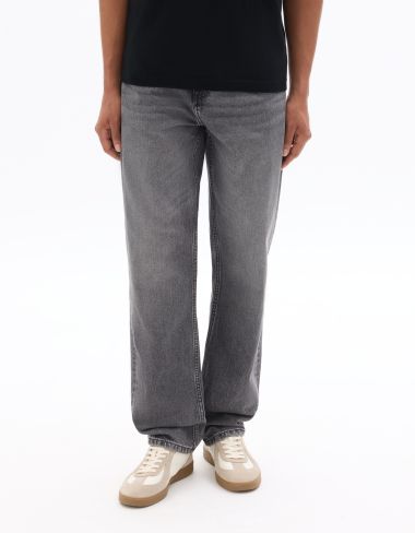 Jean loose 100% coton - gris