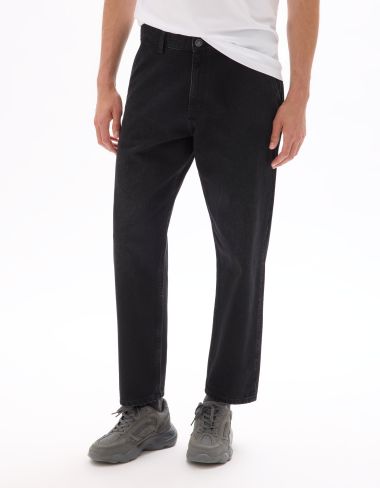 Jean relax 100% coton - noir