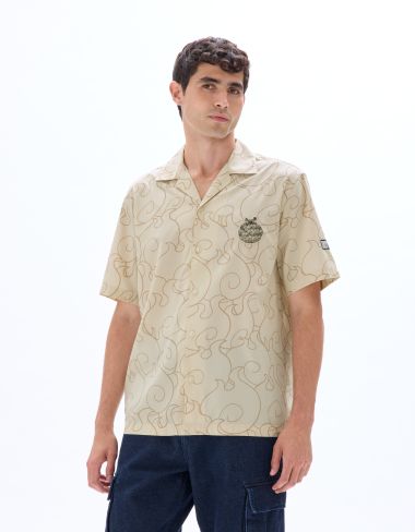 One Piece - Chemise oversize beige