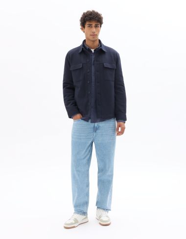 Surchemise intérieur matelassée - marine