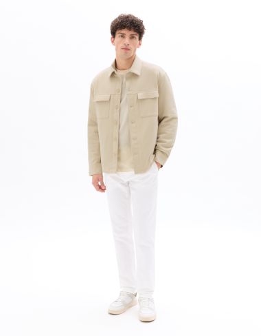 Surchemise intérieur matelassée - beige