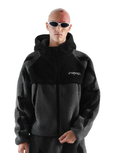 Follow your Instinct* by Inoxtag - Veste sherpa grise