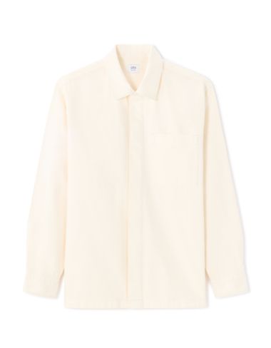 Surchemise en jean 100% coton - blanc