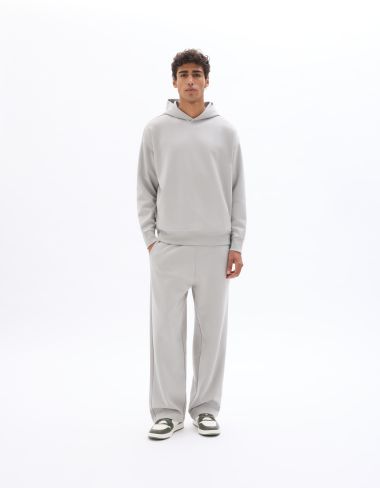 Sweat oversize à capuche - gris