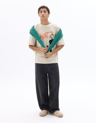 Banksy - T-shirt homme blanc