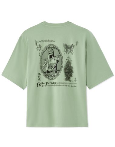 Hell's Paradise - T-shirt vert