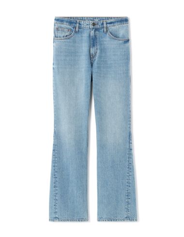 Jean flare 100% coton - bleu clair