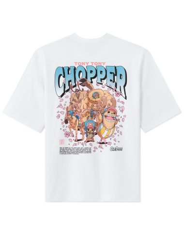 One Piece - T-shirt blanc homme Tony Tony Chopper