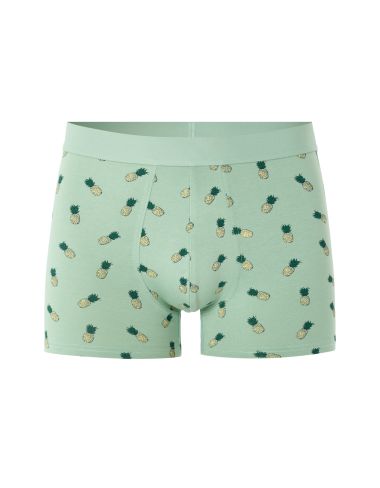 Boxer à motif ananas - vert